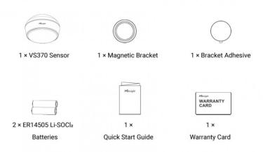 VS370 LoRaWAN Radar Human presence sensor