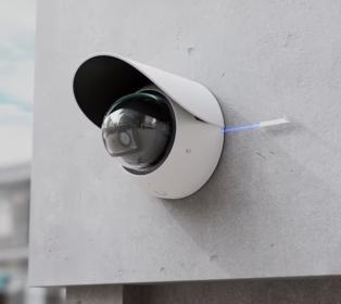 AI Dome Camera Weather Shield (White)