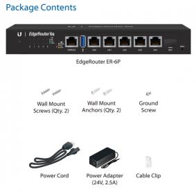 EdgeRouter 6-port with PoE - ER-6P