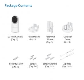 UniFi Protect G3 FLEX Camera - 3-PACK