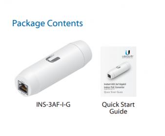 Instant 802.3af Adapter indoor gigabit