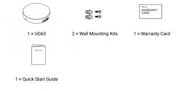 UG63 LoRaWAN indoor gateway