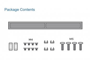 Rack Mount OCD Panel - Vented 1U