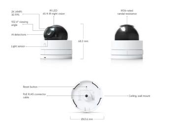 UniFi Protect G5 Dome Ultra (White)