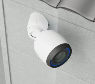 Bullet Camera Angled Base (White)